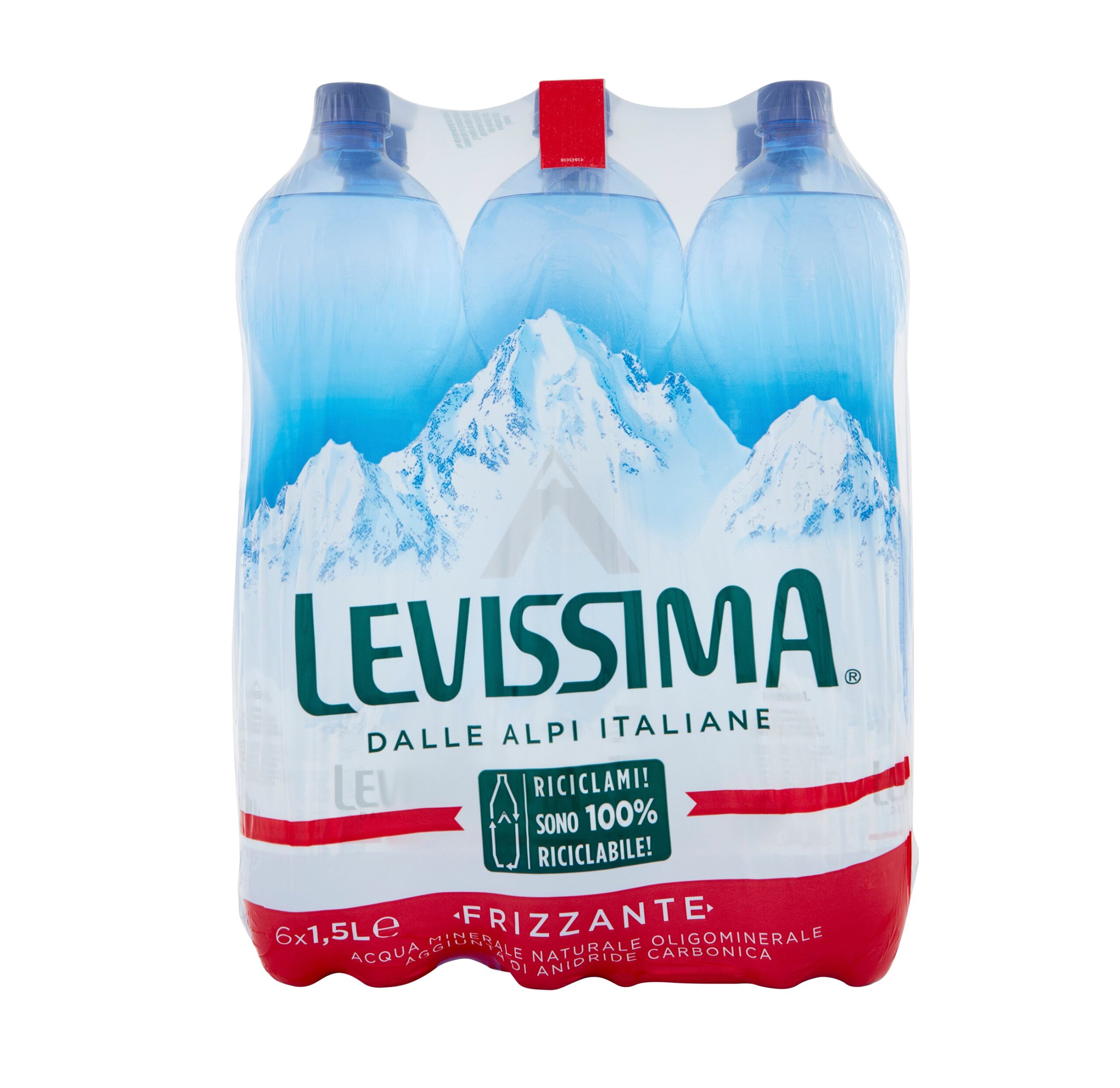 Acqua LEVISSIMA PET 1,5 L x 6 bot. frizzante – Frisiamodena